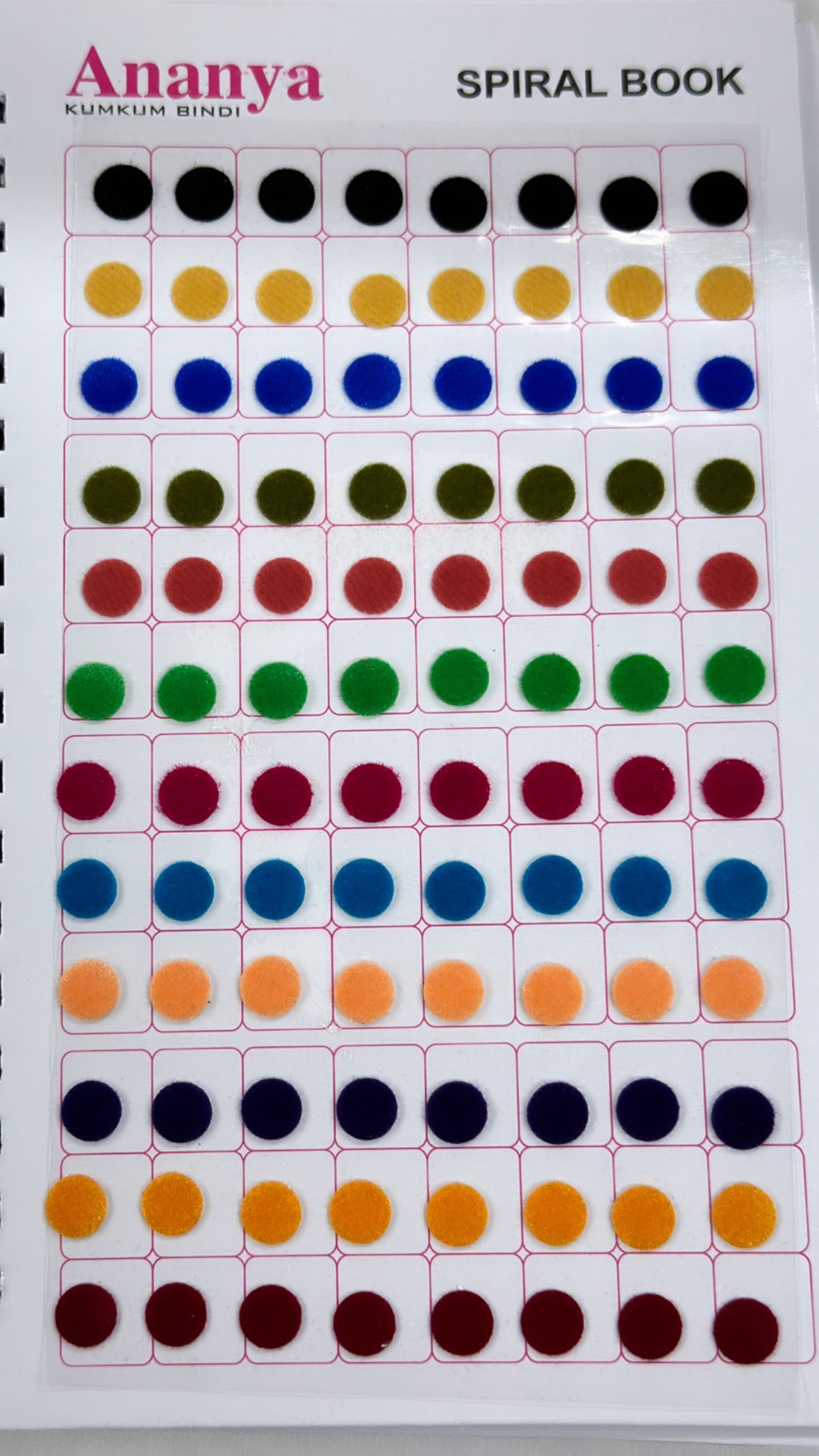 Plain Matte Bindi Booklet