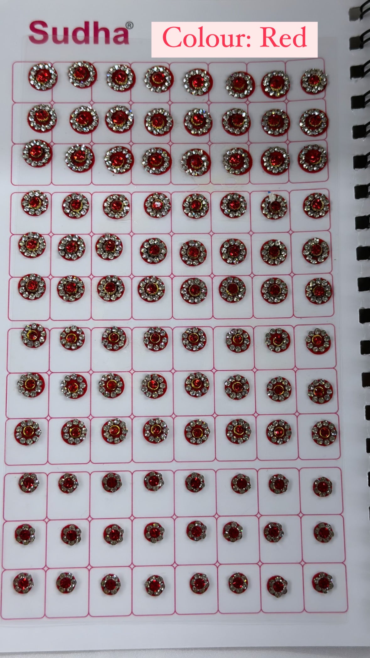 Double Stone Work Bindi