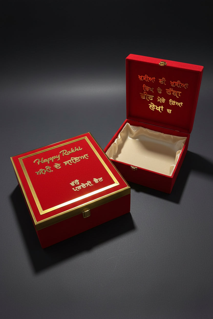 Premium  Rakhi Hamper Box - Empty to customise it