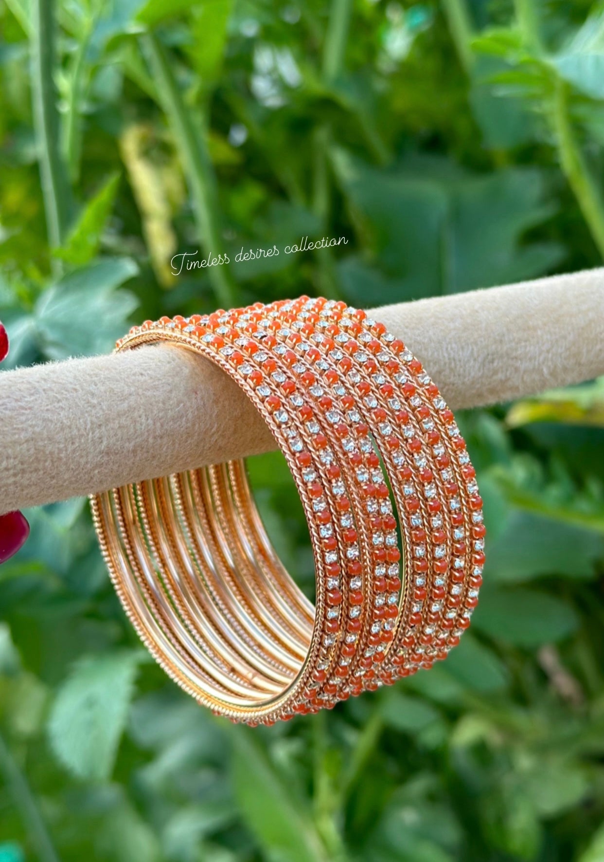 Orange kangan’s bangles