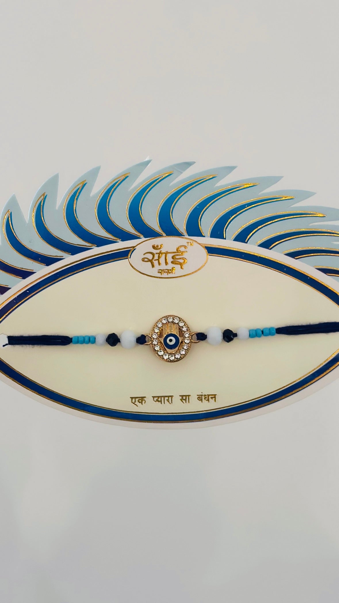 Evil eye  Rakhi / Rakhdi pack for brother ( Code A95 )