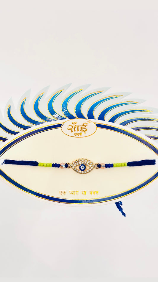 Evil Eye Rakhi / Rakhdi pack for brother ( Code A91 )