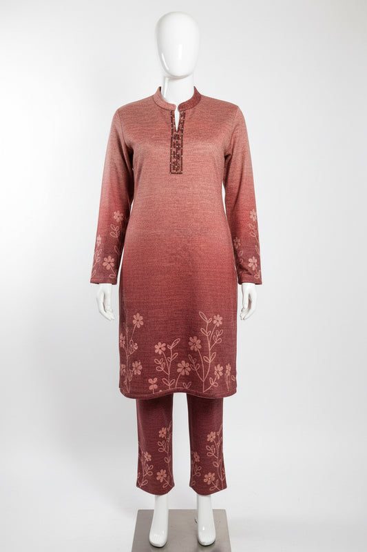 Karachi Velvet Co-ord set - Code: 136