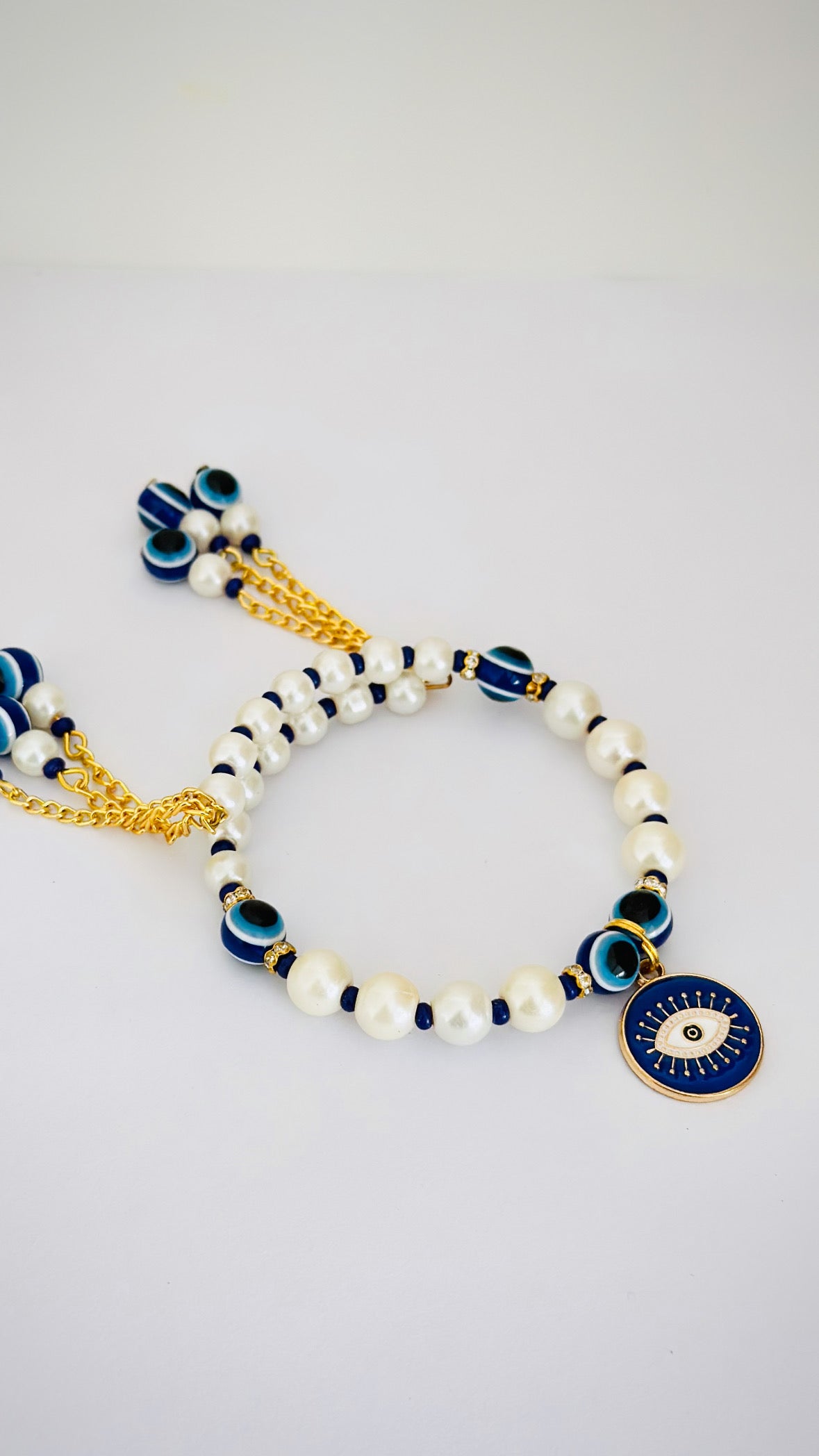 Evil eye Rakhi / Rakhdi Bracelet - Adjustable in size ( Unisex )