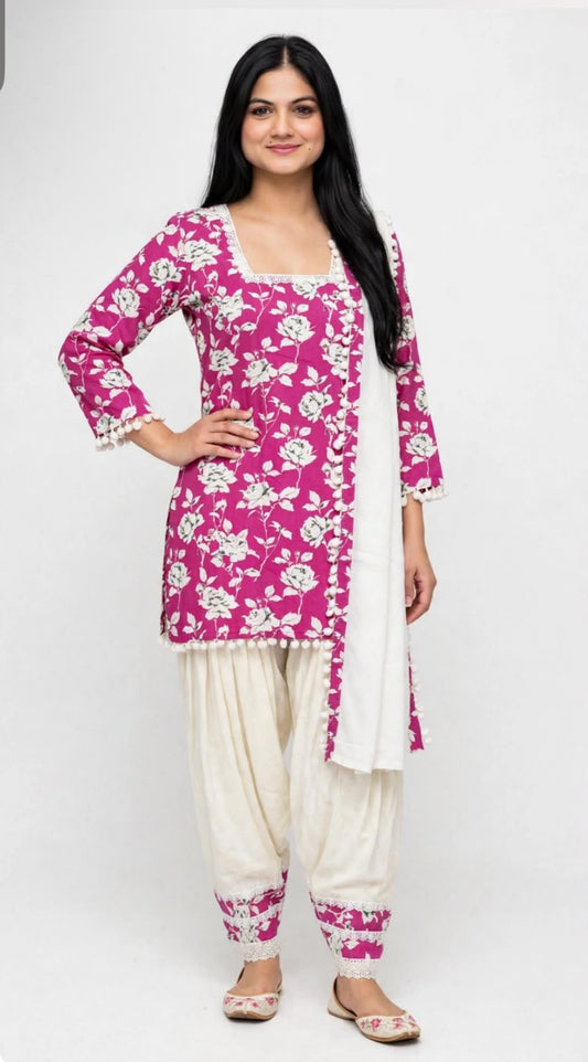 Farshi salwar suit in cotton 👌, (code: 331)
