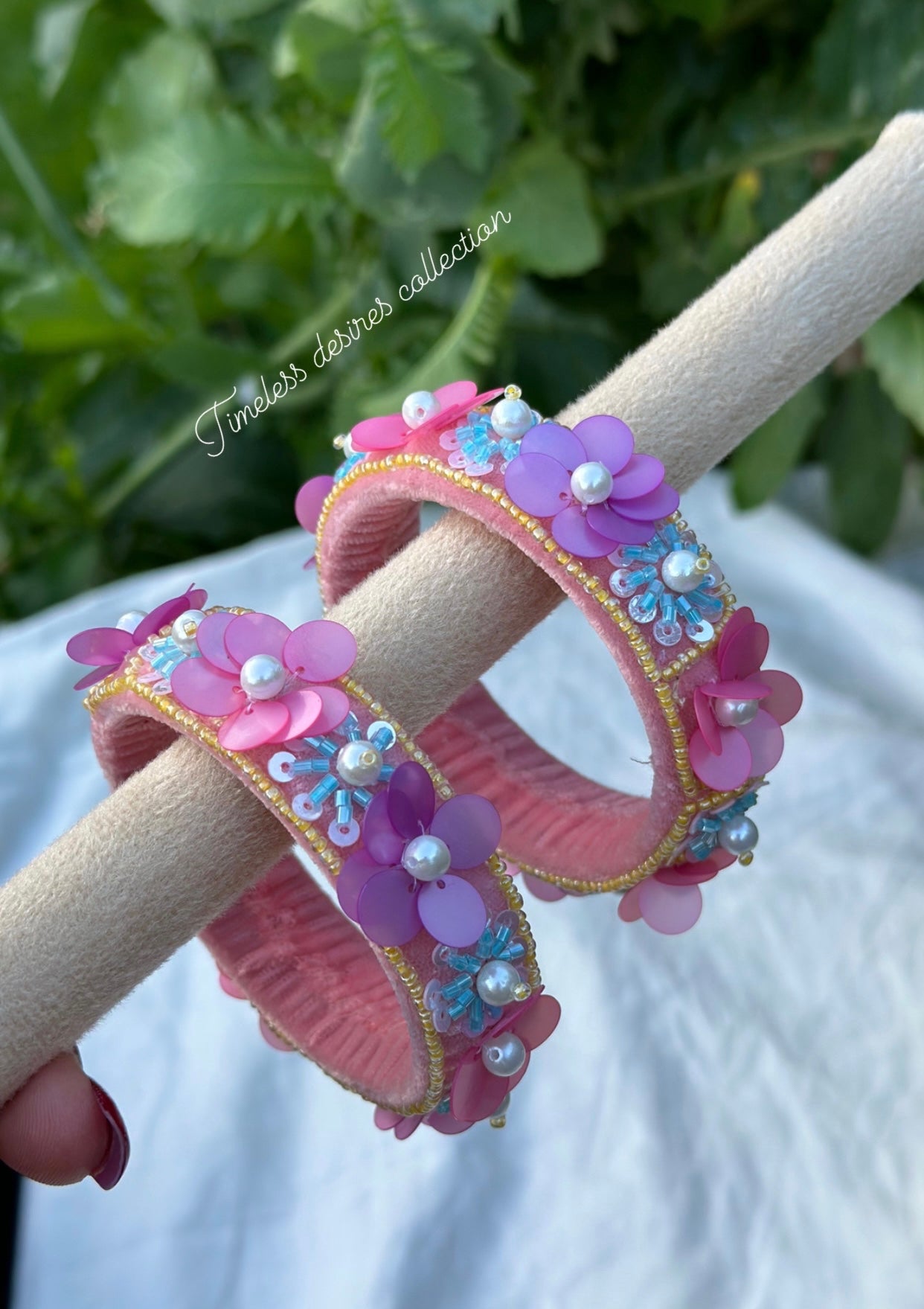 Multi coloured handmade soft kangan bangles