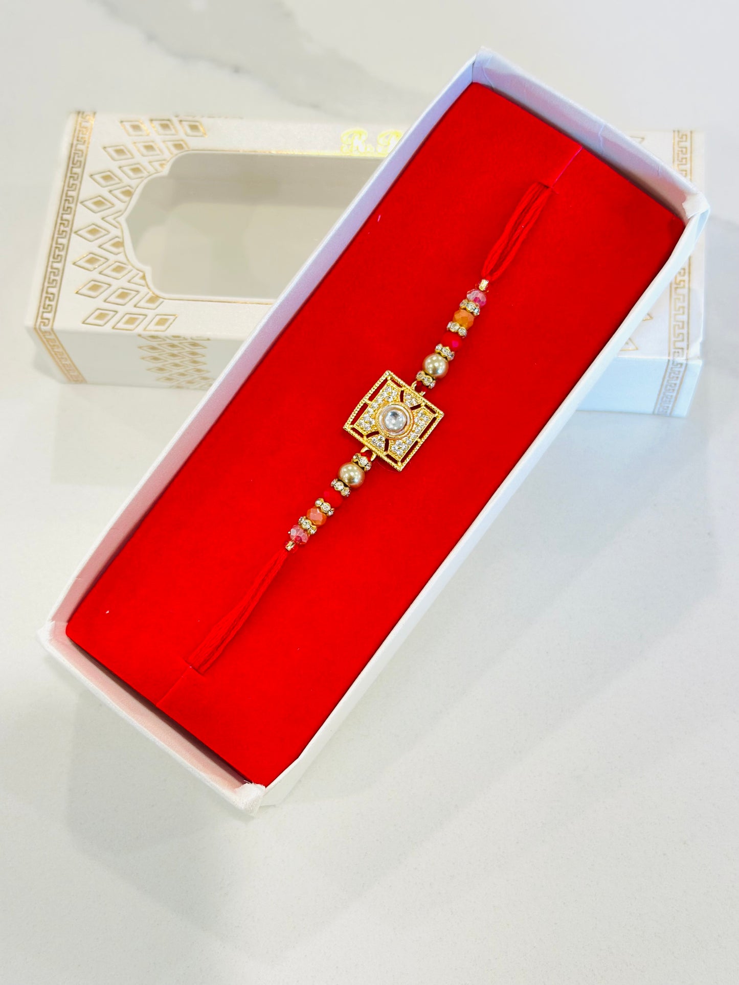 American Diamond Rakhi / Rakhdi box