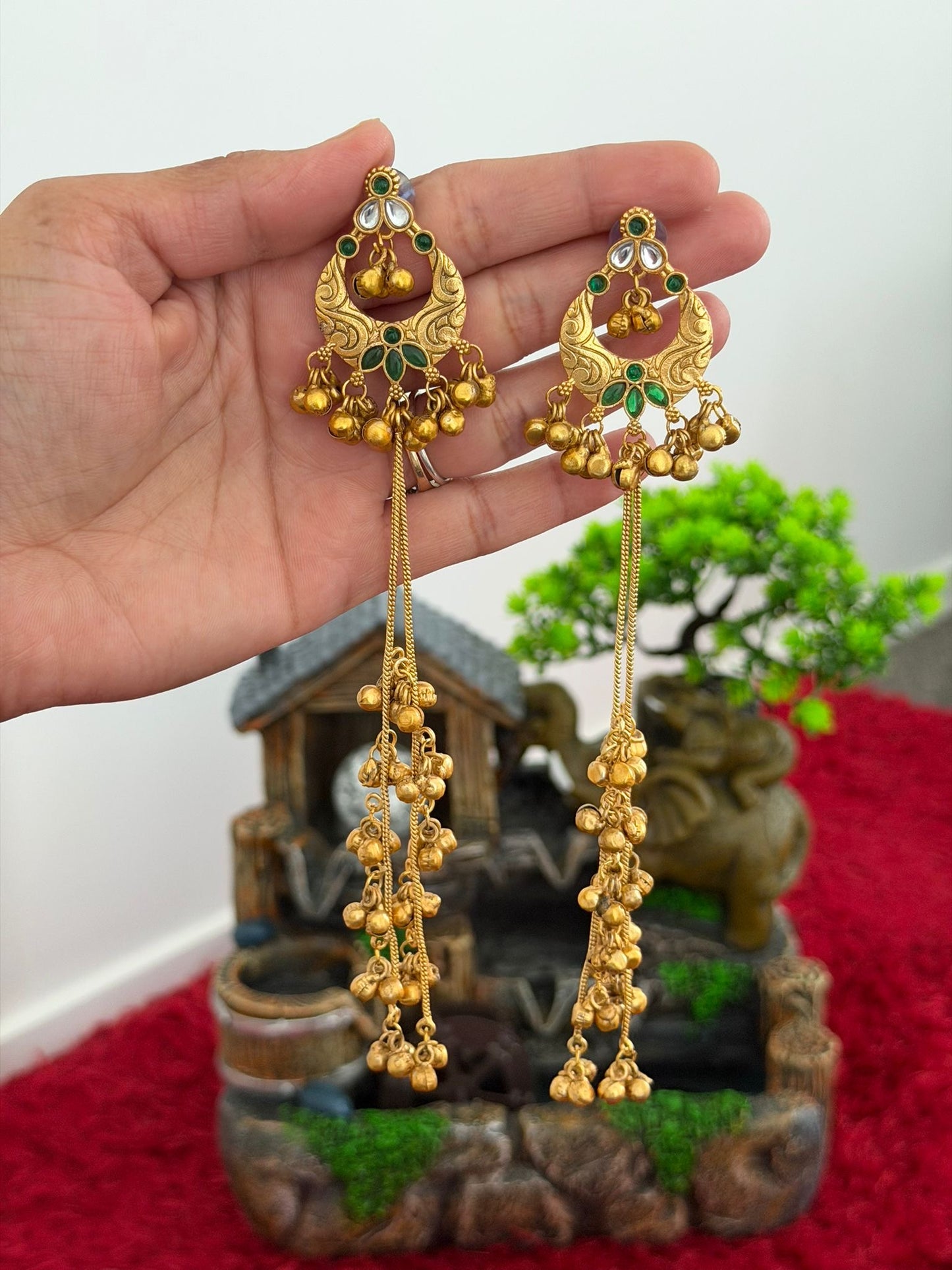 Kashmiri earrings, Code: X34