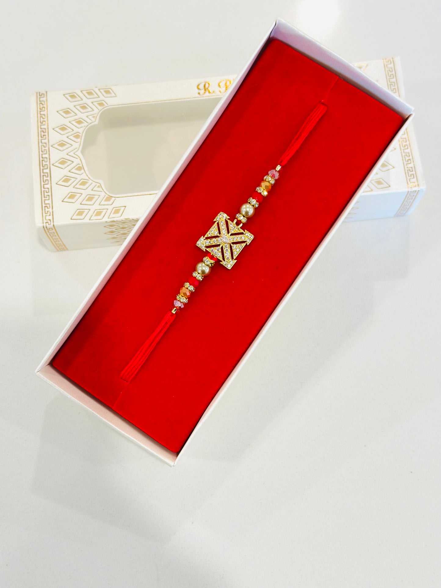 American Diamond Rakhi / Rakhdi box