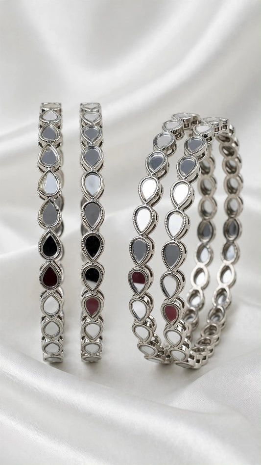 Silver kade bangles - Size 2.6 (Copy)