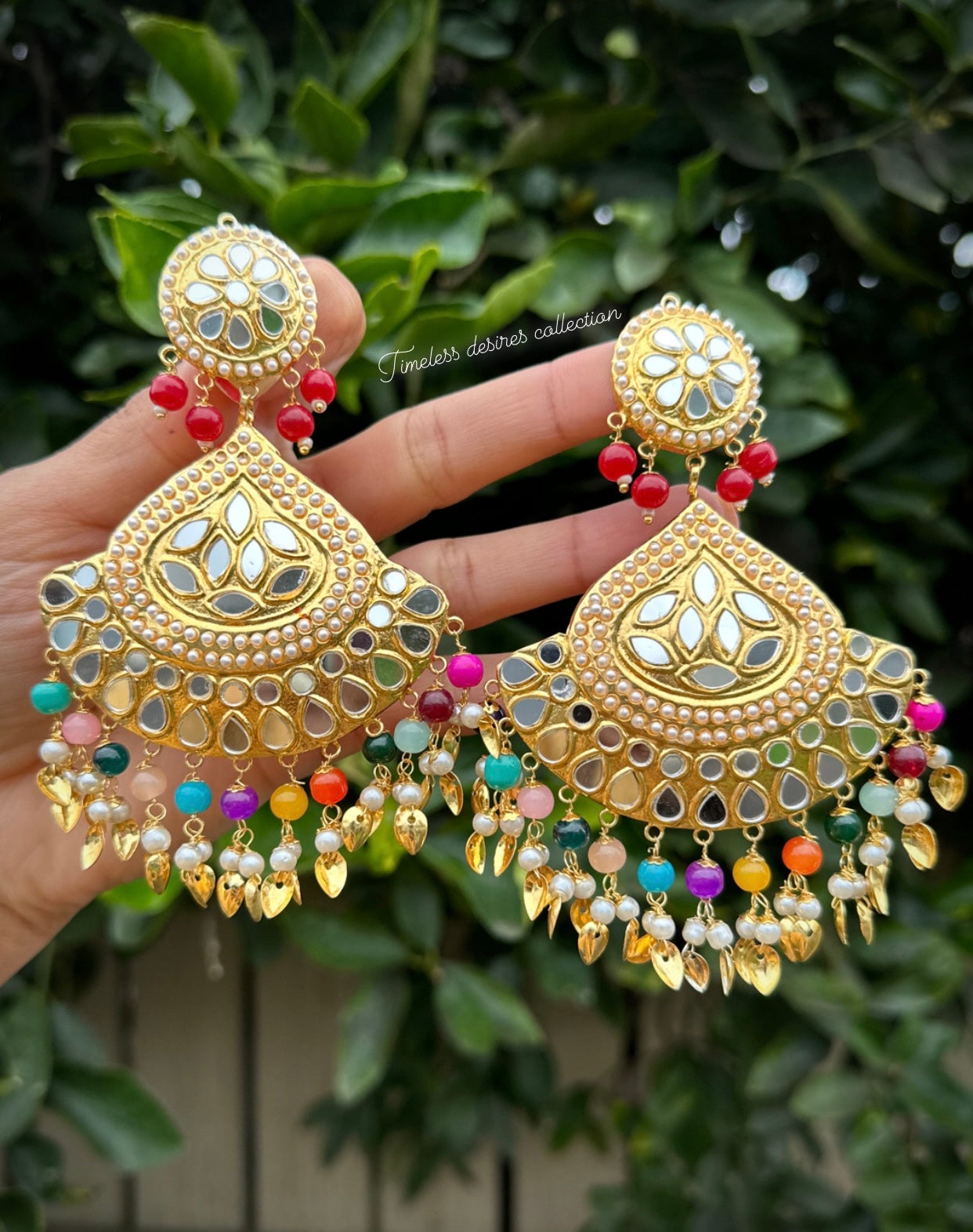 Patti Set Design Necklace Pipal Patti Gold Earrings Gold Earrings