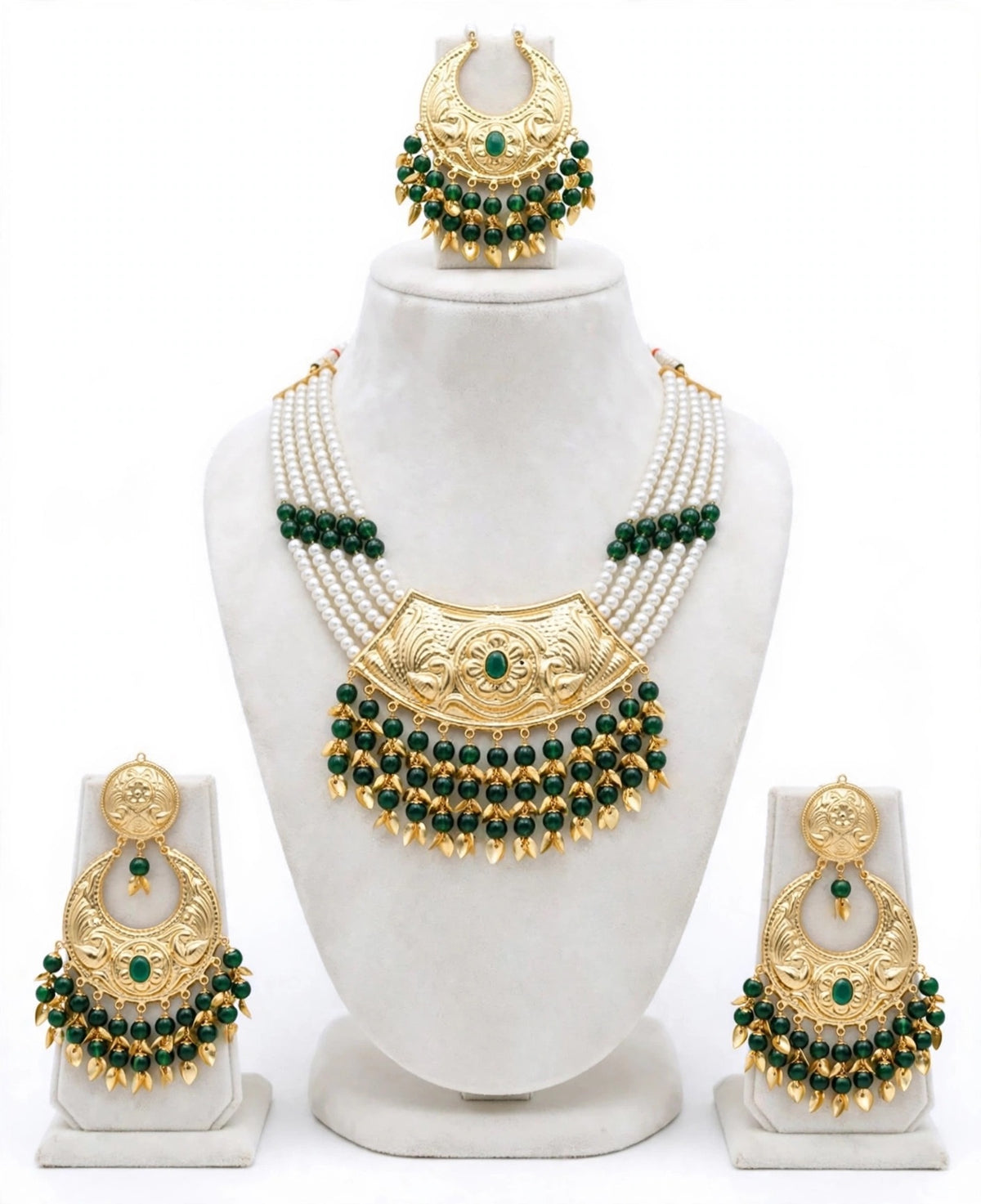 Green traditional jewellery- Code T10