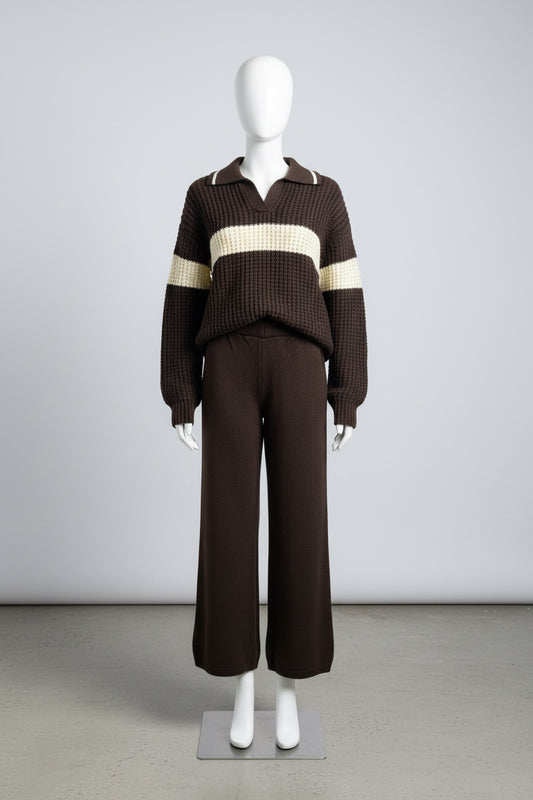 Coffe Woolen track suit - premium quality ( free size from 36-42 size )