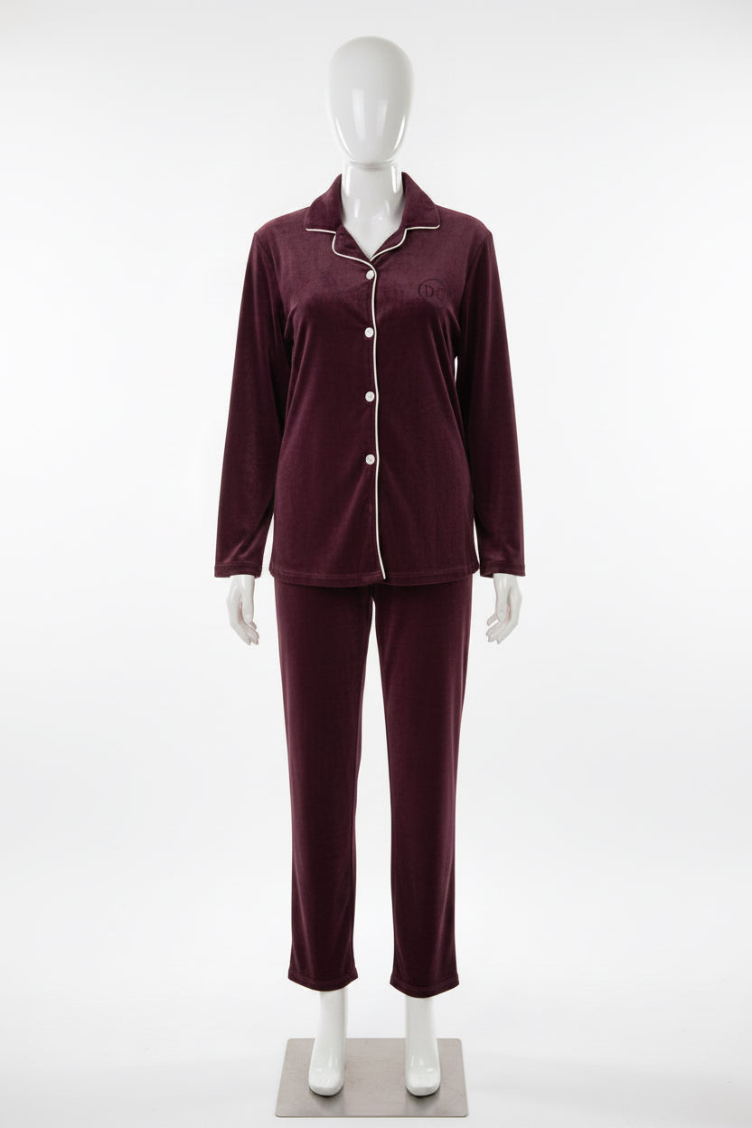 Velvet cord set (Free size 36-44)