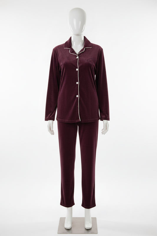 Velvet cord set (Free size 36-44)