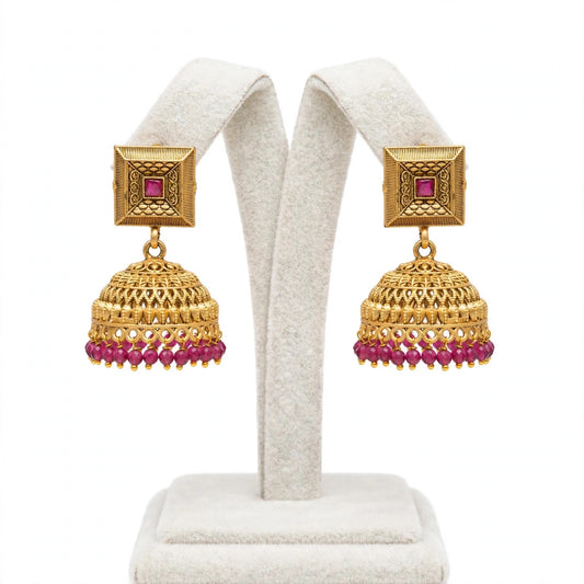 Gold Look jhumki