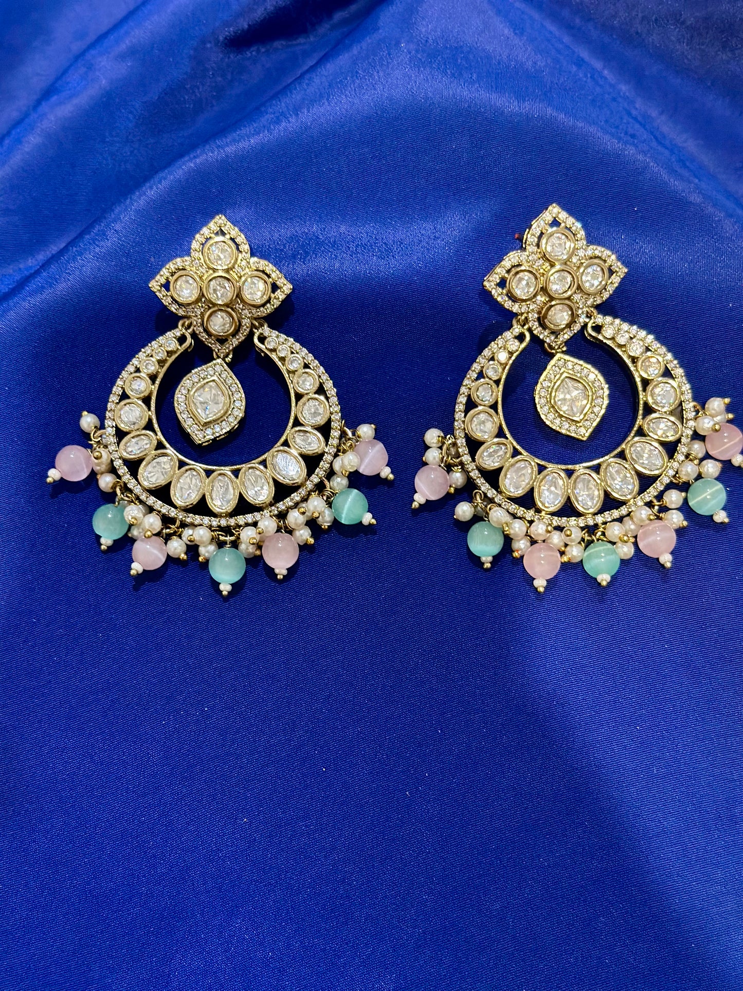 Tiyani earrings ( Premium Range ) Colour: Multi, (Code: X3)