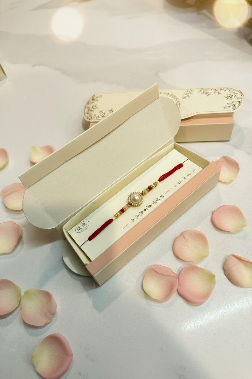 Pearl rakhi box