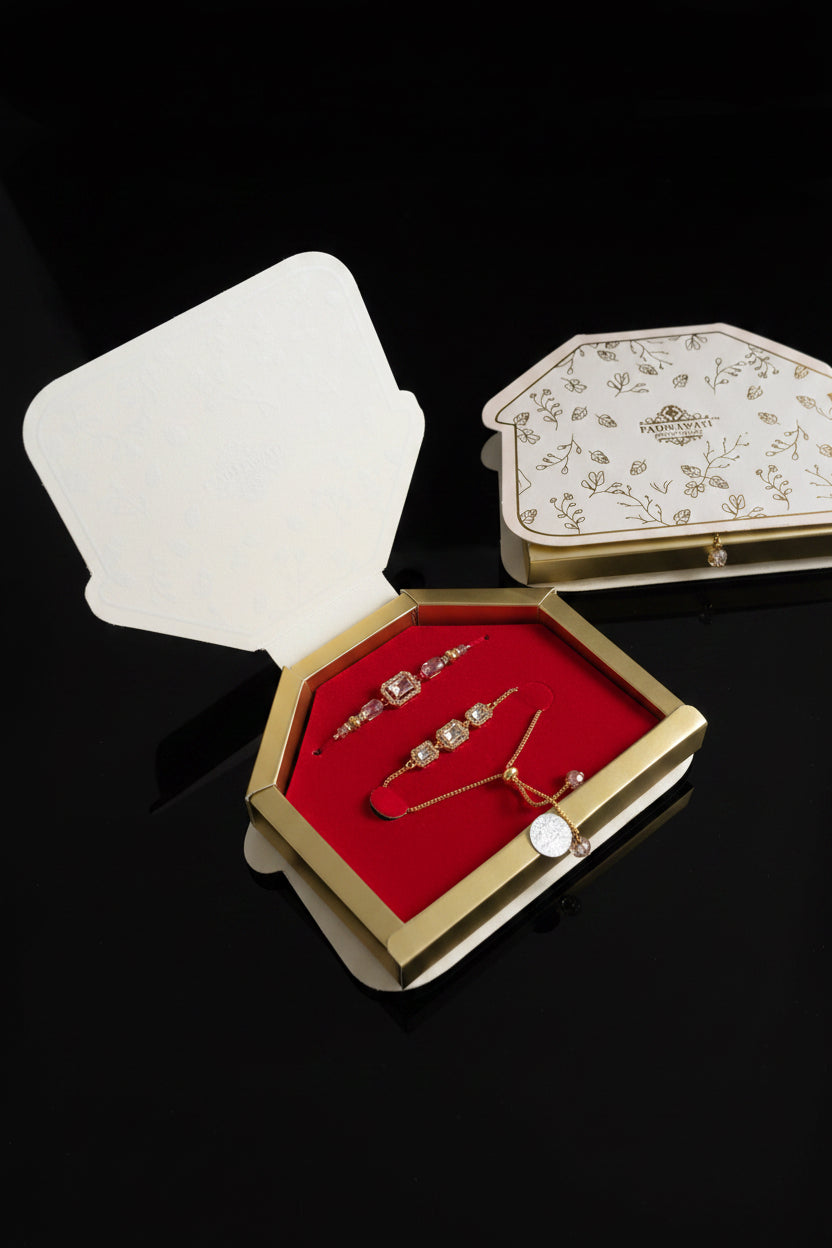 Veera bhabi combo set in American diamond