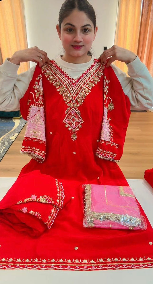 Handwork red suit, Code: X37