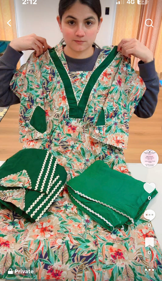 Cotton Printed Suit, C21