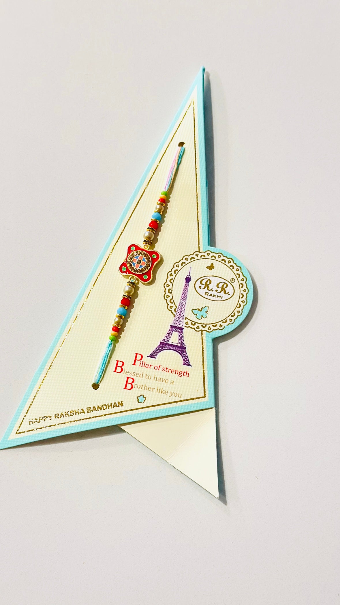 Meenakari Rakhi / Rakhdi pack for brother ( Code A94 )