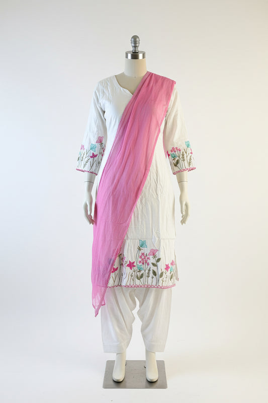Pashmina Salwar Suit - code 229