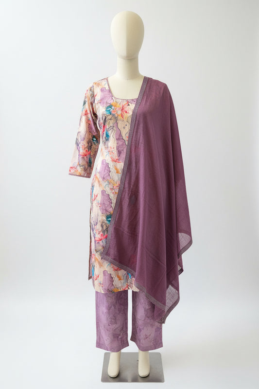 Shimmer Printed suits - 215