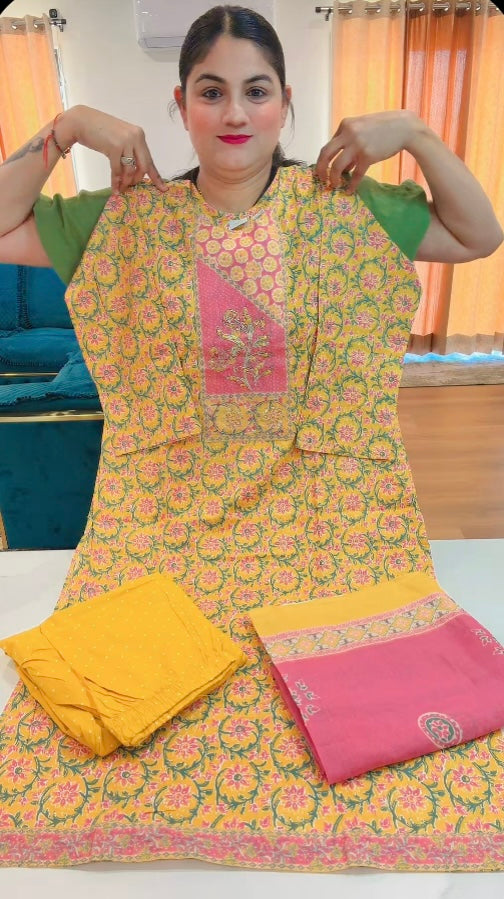 Readymade 3 piece suit, Colour: yellow, Code: 167