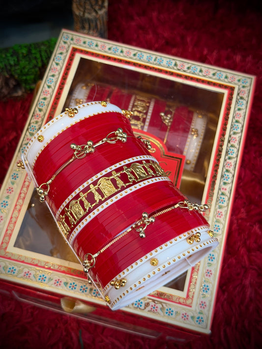 Kashmiri bridal Chooda - ( set of both hands ) - X15