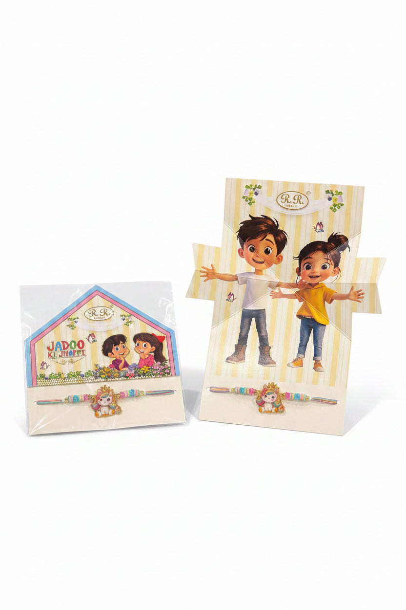 Unicorn rakhi : Kids rakhi pack - code 396