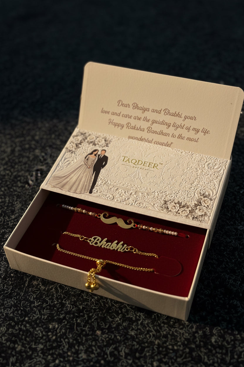 Couple Rakhi set - Code 421