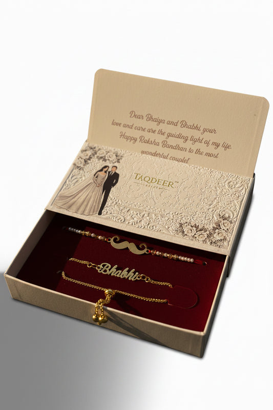 Couple Rakhi set - Code 421