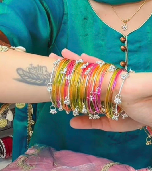 Jelly kashmiri bangles