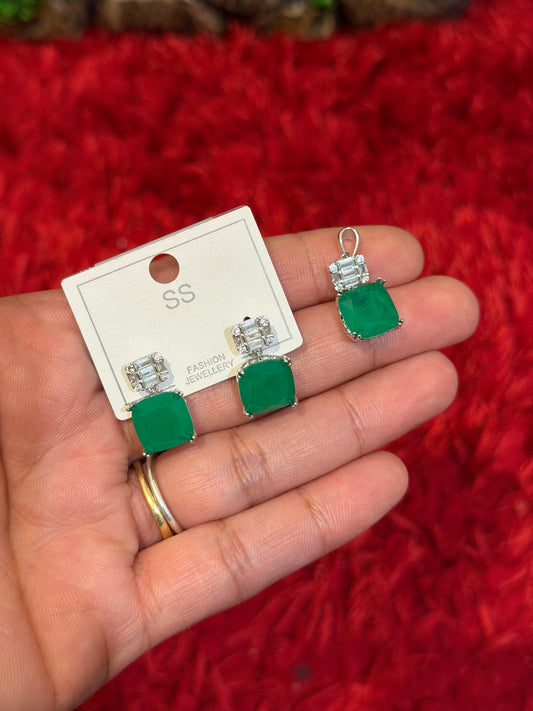 Studs with pendant ( premium quality )