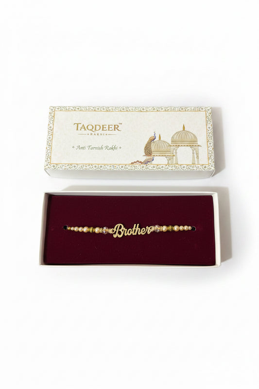 Brother rakhi box in Anti Tarnish