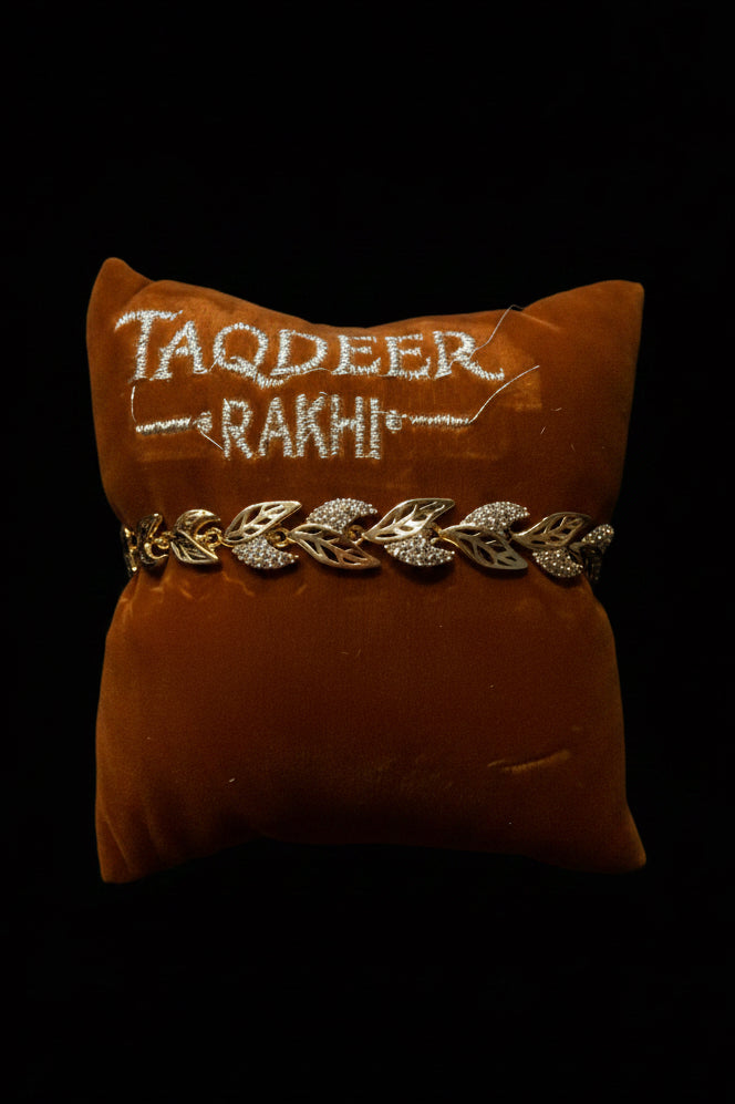 Premium Rakhi bracelet in American diamond