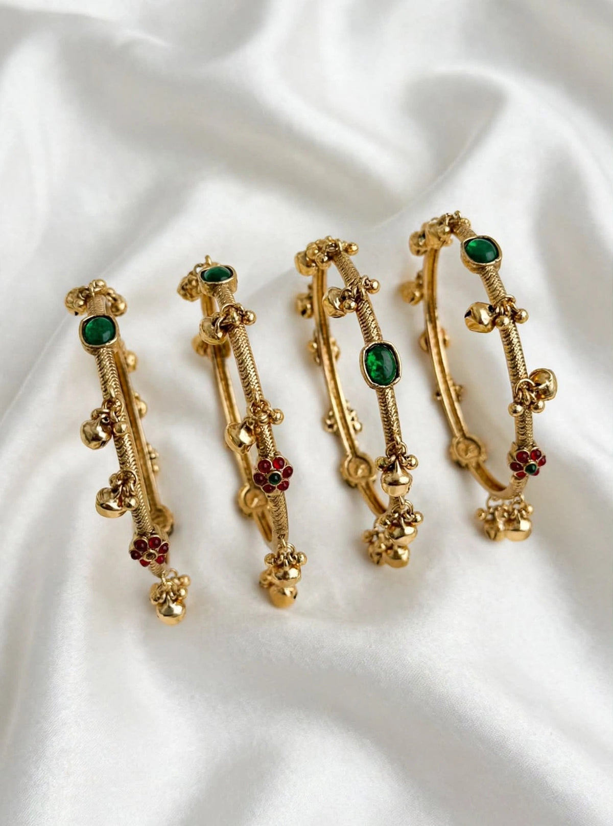 Heritage bangles - set of 4 - ( Size 2.10 )