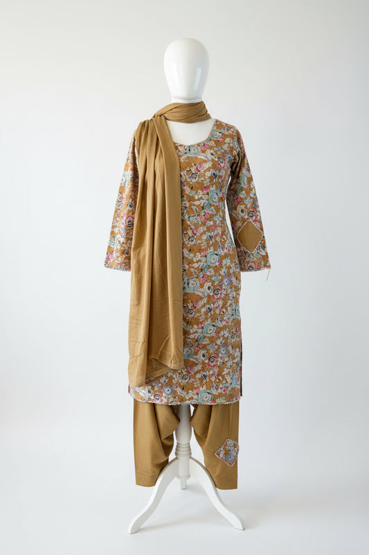 Kotrai warm salwar suit - code   216