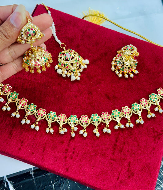Punjabi traditional jewellery set - T6