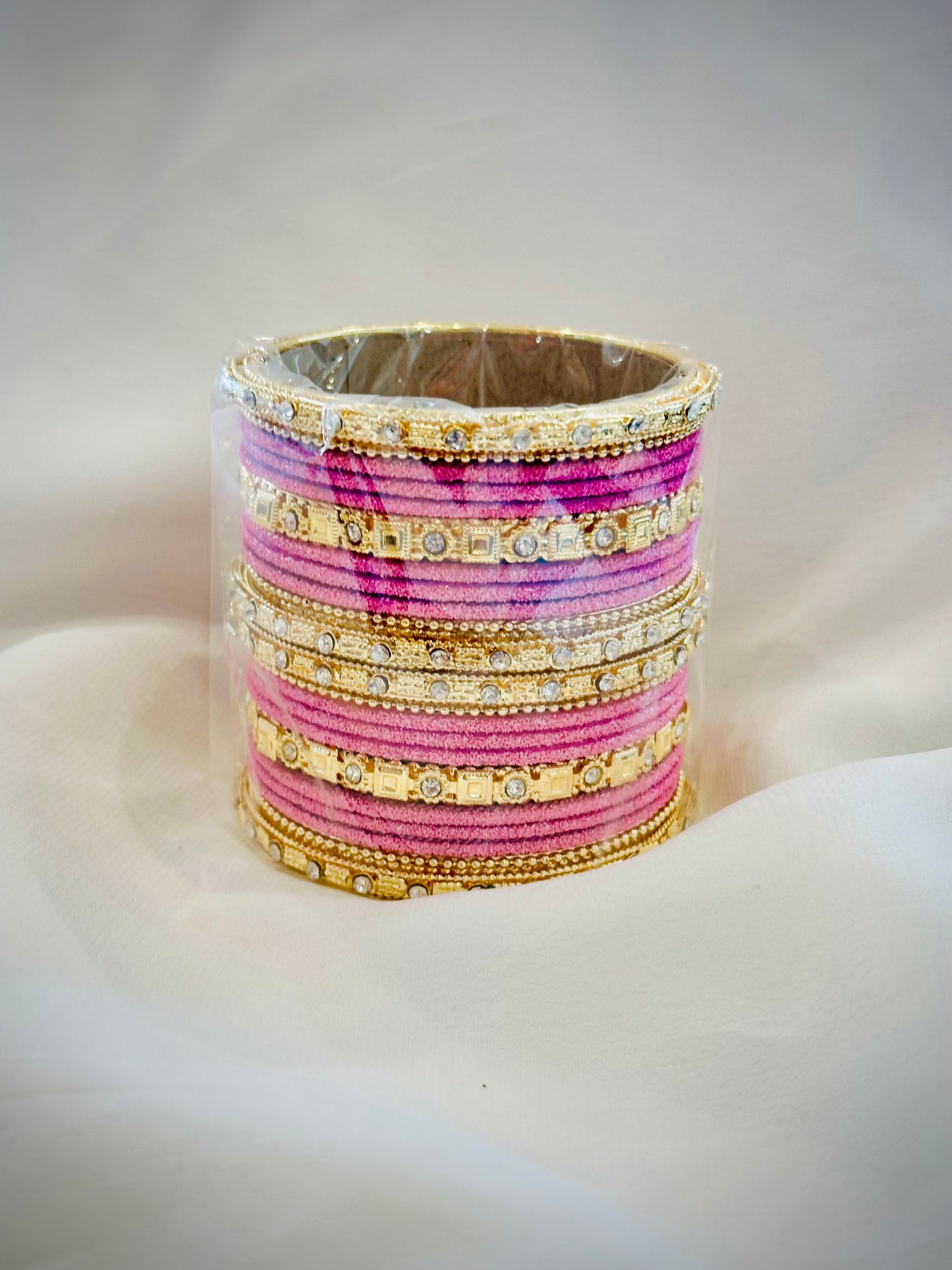 Bangle set - Colour: Baby Pink ( Code: 009 )