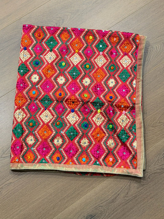 Multi phulkari - code 0001