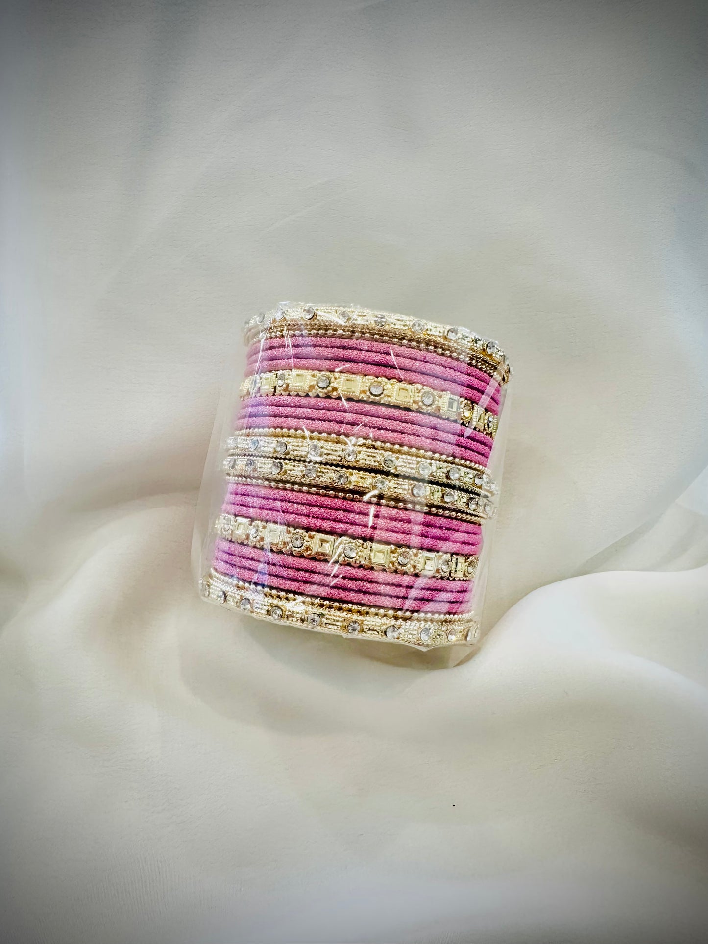 Bangle set - Colour: Baby Pink ( Code: 009 )