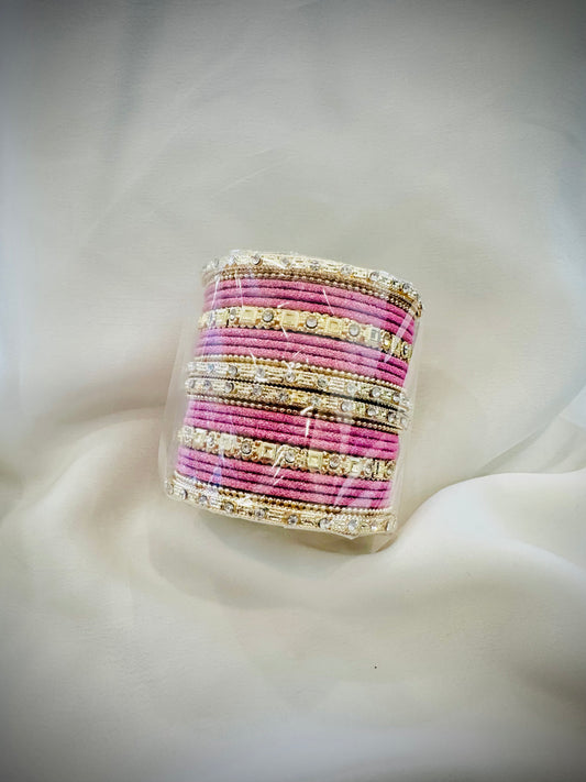 Bangle set - Colour: Baby Pink ( Code: 009 )