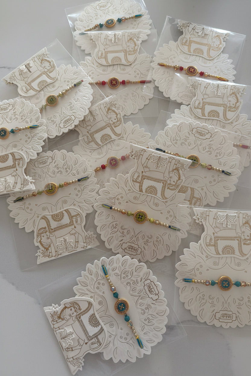 Meenakari rakhi packs ( per pc )