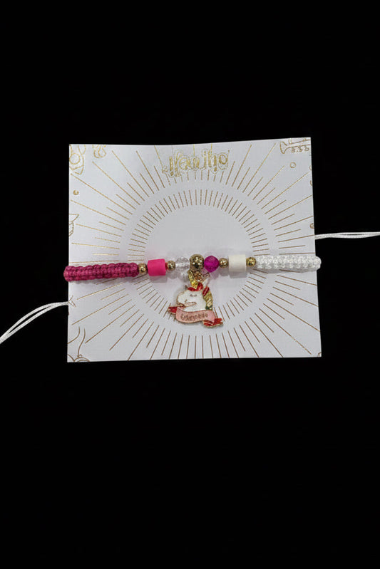 Unicorn girls adjustable Dori rakhi