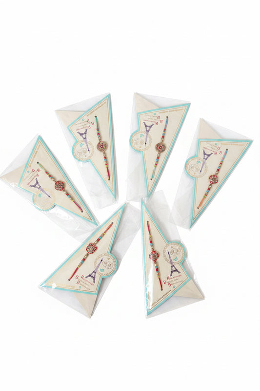 Meenakari Rakhi / Rakhdi pack for brother ( Code 445 )
