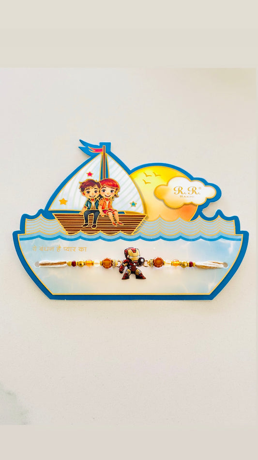 Kids Rakhi / Rakhdi packs - Iron Man ( Code A81 )