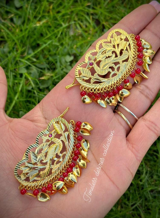 Red Hair Pins ( Punjabi Traditional Suiya )
