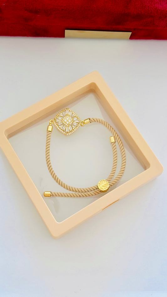 Stunning Rakhi / Rakhdi box in American Diamond ( Premium Range ) - A47